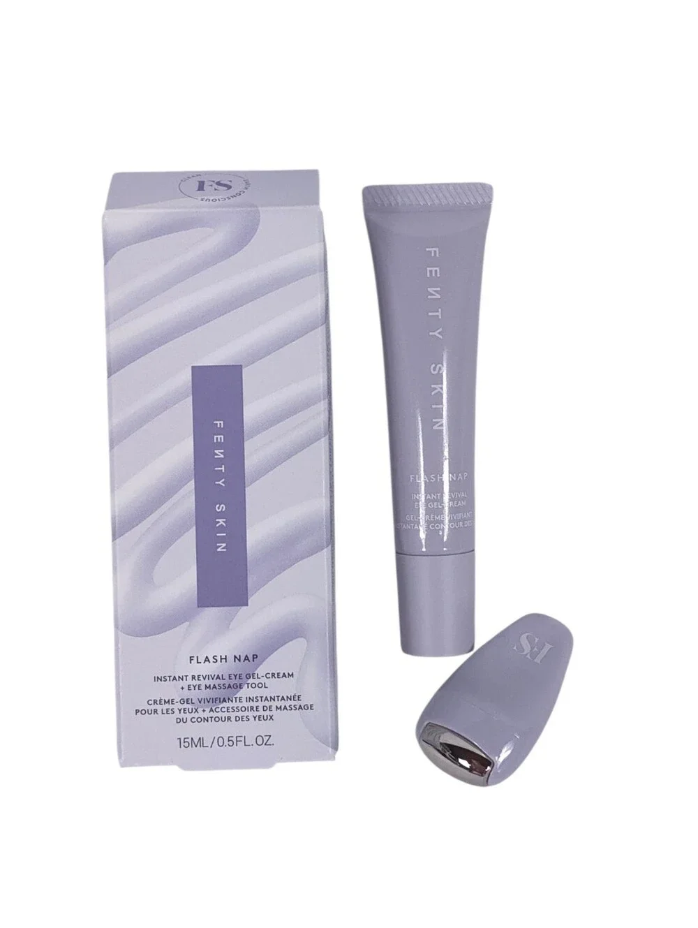 Fenty Skin Flash Nap Instant Revival Eye Gel Cream + Eye Massage Tool